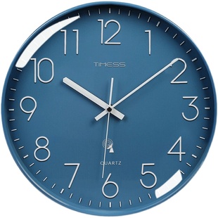 TIMESS电波钟钟表挂钟客厅家用时尚时钟挂墙轻奢装饰大气创意挂表