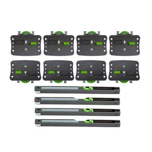 欧派克推拉门滑轮阻尼器缓冲衣柜家具外挂内嵌移门轨道潜艇9号opk