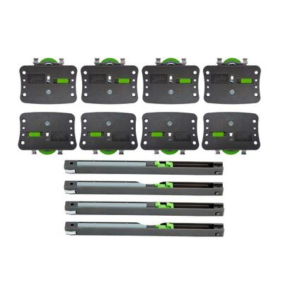 欧派克缓冲推拉门滑轮移门轨道