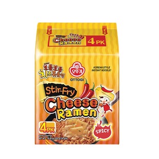 不倒翁韩国进口芝士拌面辣味劲道耐煮袋装方便面韩式夜宵懒人速食