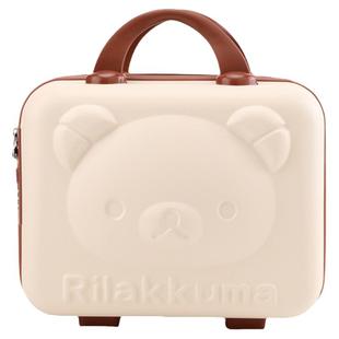 小熊化妆箱伴手礼盒手提14寸迷你小行李箱卡通便携密码箱旅行箱子