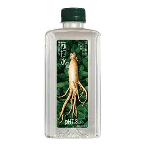 造物志薄荷人参无汽苏打水整箱24瓶清凉弱碱性草本植物饮料饮用水