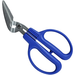 日本进口CANARY不锈钢防锈防粘家用弯嘴塑料纸盒纸箱手工专用剪刀