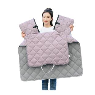 电动车挡风被四季通用春秋新款双面防水摩托车电瓶车冬防晒防雨罩