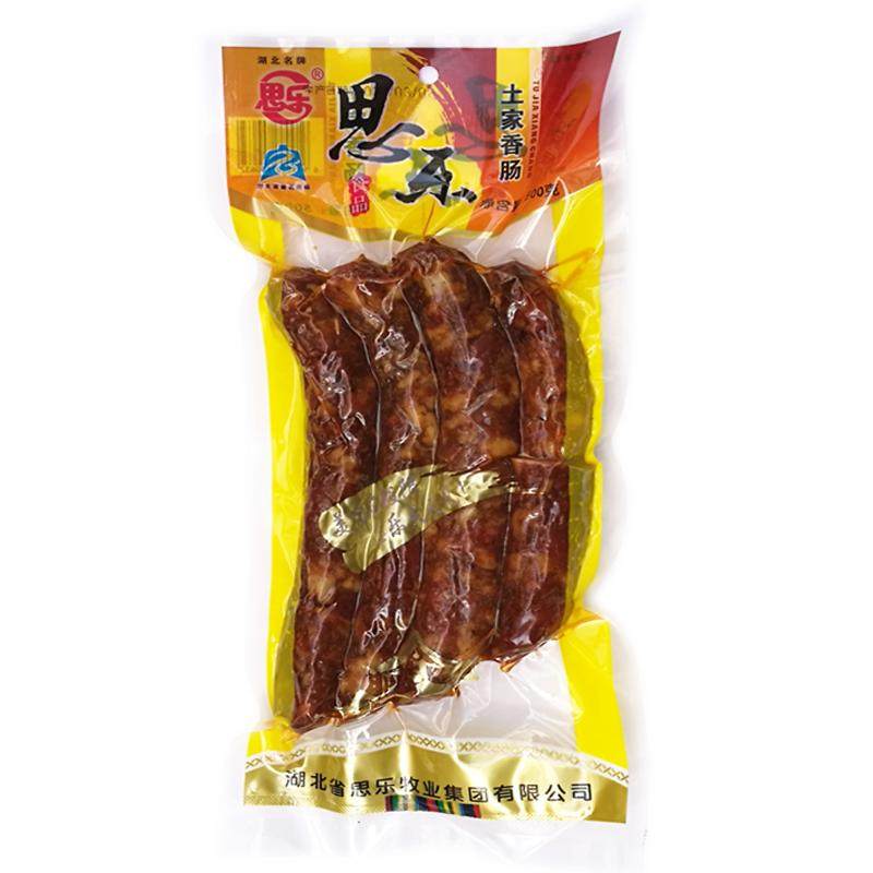 恩施思乐香肠500克 土家麻辣腊肠 湖北特产九州手工原味烟熏腊肉
