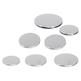 304不锈钢实心圆片平垫片无孔圆铁片金属实心平垫封管堵头片圆盘