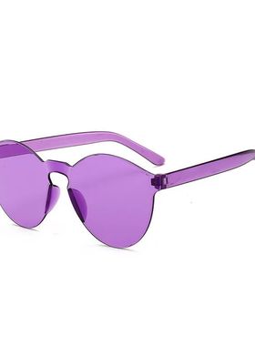 猫眼复古风蹦迪少女圆形太阳眼镜