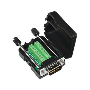 VGA免焊接头86面板电脑连接线装配插头DIY3+6/3+9线缆快速接头