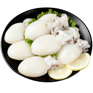 新鲜海捕捞冷冻墨鱼仔烧烤火锅食材速冻特大个商用批发乌贼小鱿鱼