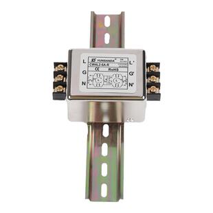 YUNSANDA单相220v交流双级端子台导轨电源滤波器CW4L2-3A6A30A-R