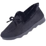 老北京布鞋女豆豆鞋女冬加绒棉鞋毛毛鞋女冬季新款老年人外穿女鞋