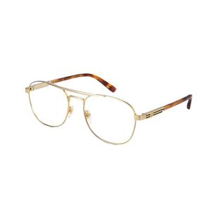 开云眼镜 古驰GUCCI男女同款金丝边双梁全框近视眼镜框GG1290O