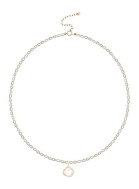 精致百搭小米珠项链女