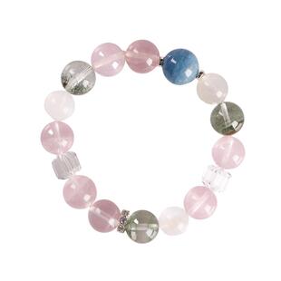 灵机麦玲玲魔蓝海蓝宝富缘双收手链 蓝宝引贵金富良缘情人节礼物