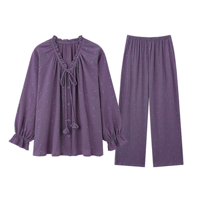 都市丽人睡衣女云朵棉2026春秋