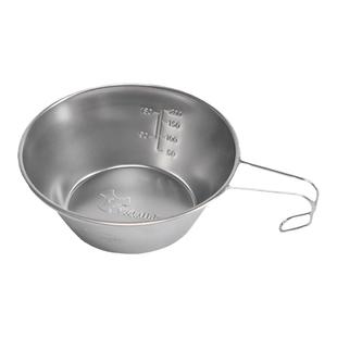 维达利多户外不锈钢碗304食品级碗露营防烫雪拉碗便携式把手碗碟