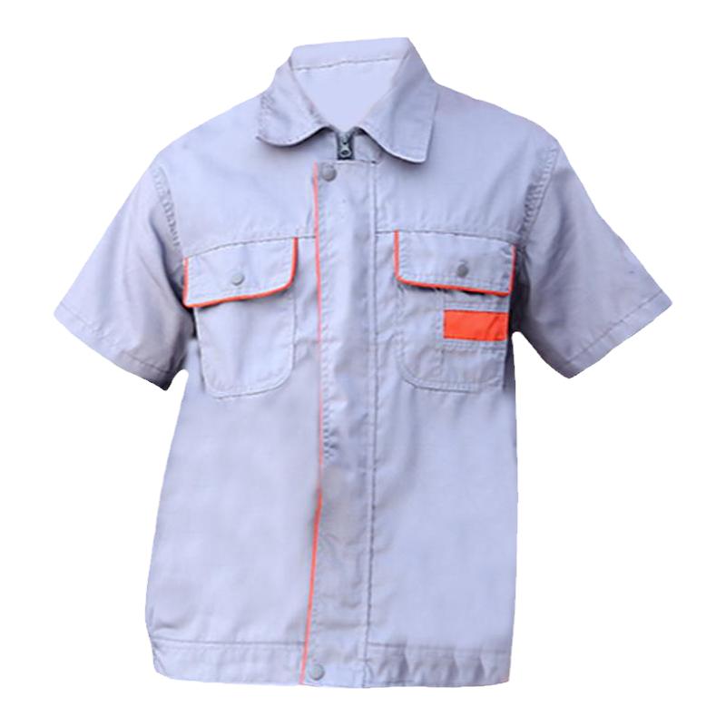 夏季套装男士薄款劳保服车间厂