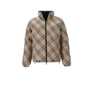 【自营】BURBERRY/博柏利男士面两穿隐藏式连帽面包羽绒服8110189