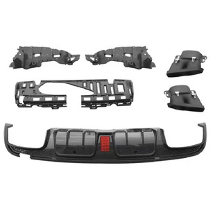 适用于奔驰C级C200 C260 C300 W205 Coupe改装FD款碳纤维后唇尾唇