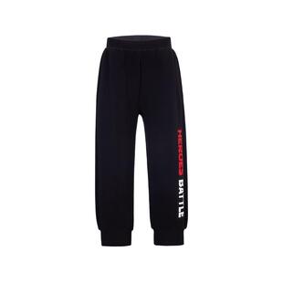 爱慕儿童卫裤校园裤女男孩中性外穿运动裤长裤罗纹束脚裤奶皮衣