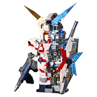 酷美高自由强袭元祖高达变形透明半机械机甲玩具积木拼装礼物男孩