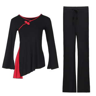 舞蹈练功服套装女成人古典现代舞跳舞服宽松广场舞莫代尔艺考服装