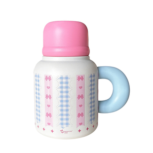 可爱胖胖保温杯学生特别好看的水杯女生316不锈钢外出冲奶粉水壶