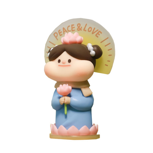 Meatball肉球潮玩佛系女孩大娃手办玩具女孩可爱公仔周边家具摆件