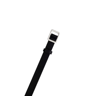 无孔皮带女款 百搭装饰牛仔裤黑色细时尚复古学生ins风腰带男士潮