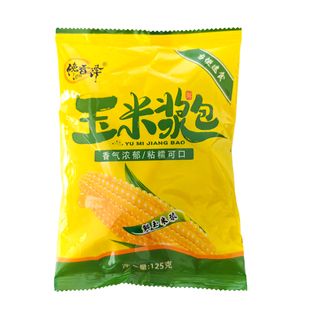 馋香泽玉米浆包东北特产低脂糯玉米浆苞饼蒸煎锅烙粗粮早餐速食