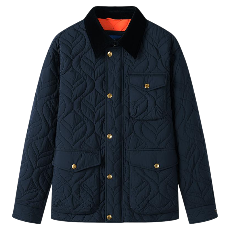 Navigare多口袋翻领工装棉服