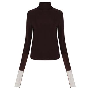 预售COCOBELLA混搭miu系高领打底衫女自发热内搭长袖T恤UT3217-3