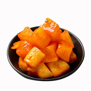 韩食府韩国泡菜萝卜韩式泡菜延边风味萝卜块小咸菜下饭菜酸辣包邮