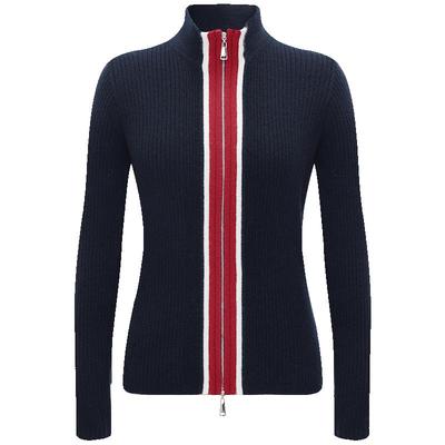 Navigare纯羊毛翻领针织开衫