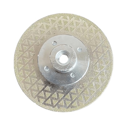 电镀满天星打磨片 双面带法兰切磨片 石材瓷钻打磨盘锯片剪口刀片