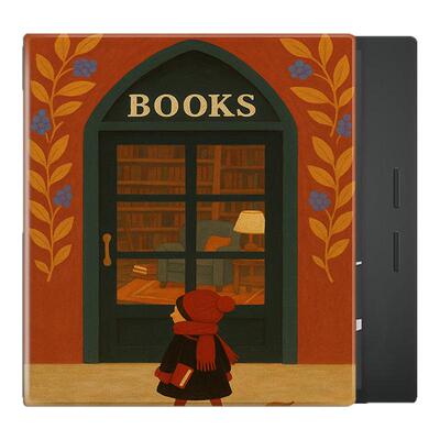 适用文石leaf5书籍leaf3欧美poke6s小白马5s阅读器tab8c磁吸Note电子书保护套创意BOOX小众Page电纸书x5s壳潮