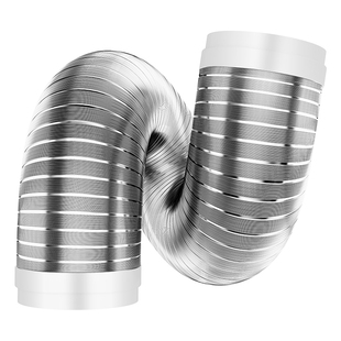 油烟机排风管排烟管厨房抽油机排气通风管道加厚纯铝烟管管子配件