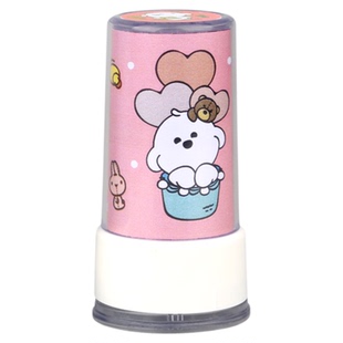 卓达教师用儿童鼓励印章幼儿园小学老师家长表扬奖励可爱卡通小圆章送你一朵小红花批改作业评语光敏印章定制