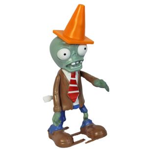 新款植物大战发条行走僵尸2弹射可动僵尸加农炮小丑套装游戏玩具