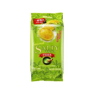 蔡文静推荐SALTY零食日本进口桃哈多黄油味海盐宇治抹茶曲奇饼干
