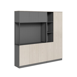 格诺瓦家具文件柜木质书柜现代简约书架资料柜创意组合柜书橱壁柜