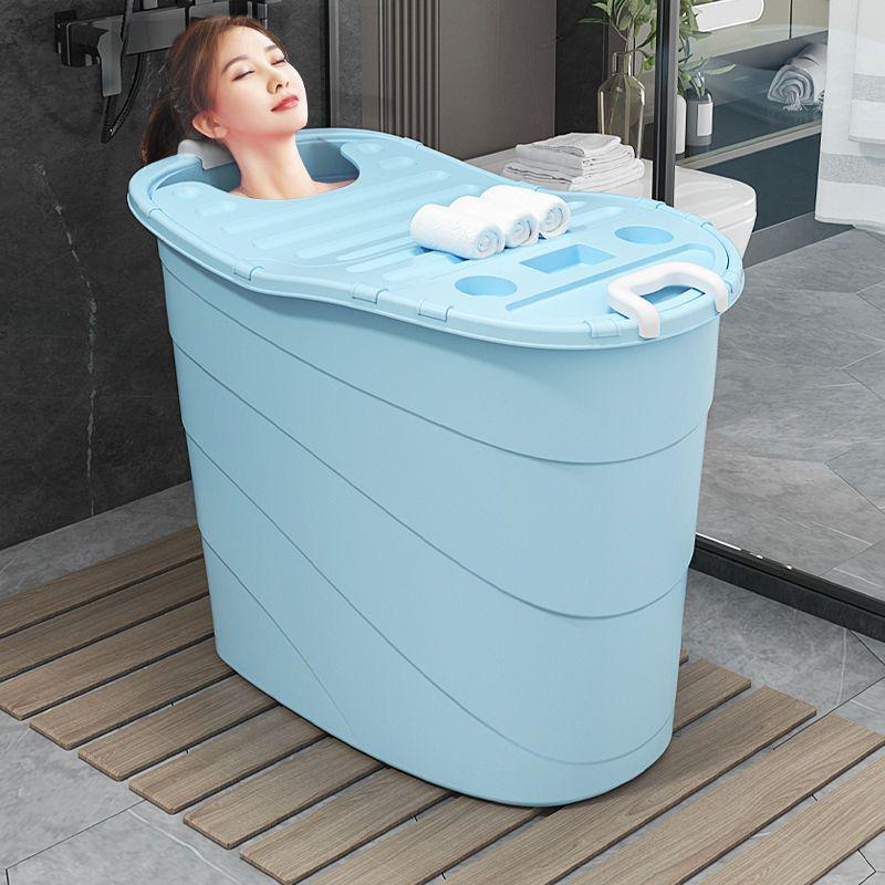 家用小户型泡澡神器保温洗澡桶大人全身泡澡桶加厚塑料沐浴桶可坐
