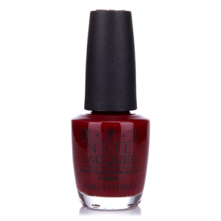 美国OPI指甲油 W52 布鲁斯深酒红车厘子色 Got The Blues For Red
