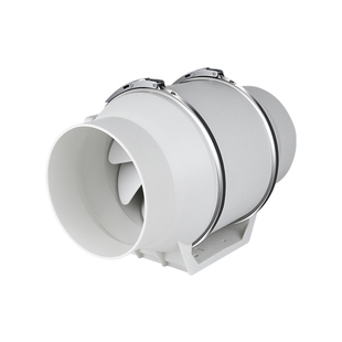 直插PVC管强吸力斜流管道风机换气扇卫生间抽风机厨房油烟机增压