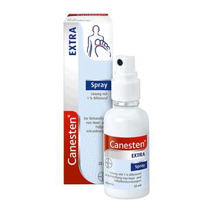 Canesten拜耳凯妮汀治手癣皮肤癣病真菌脚气喷雾25ml汗斑