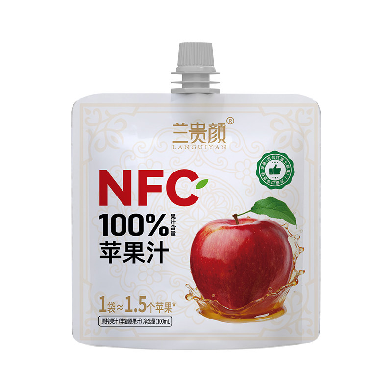 兰贵颜100%NFC苹果汁饮料