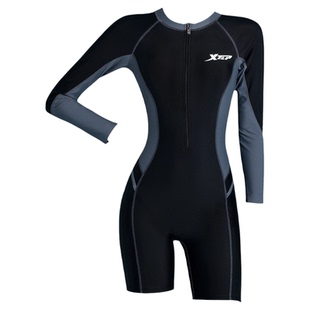 特步泳衣女款2026新款爆款夏保守连体平角游泳馆专用显瘦竞速泳装