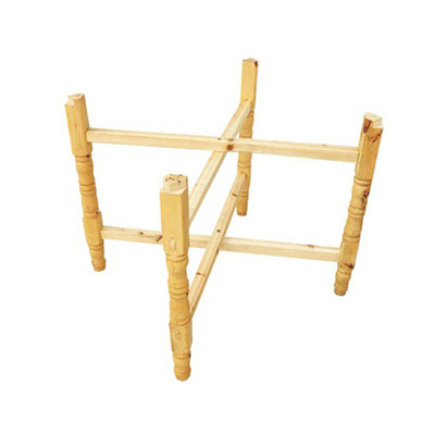 实木折叠桌架便捷简易餐桌脚撑子