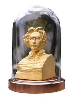 车载汽车装饰摆件伟人青年橘子洲头雕塑像内饰出入平安家居供奉