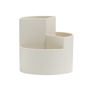 磨砂透明创意笔筒无印风360度旋转大容量时尚可爱笔筒收纳盒学生